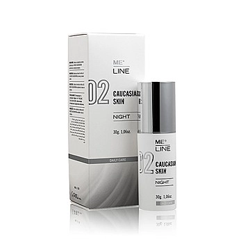 MeLine 02 Caucasian Skin Night 30g (1 bottle x 30g)