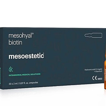 Mesoestetic Mesohyal Biotin 2ml (20 ampoules x 2ml)