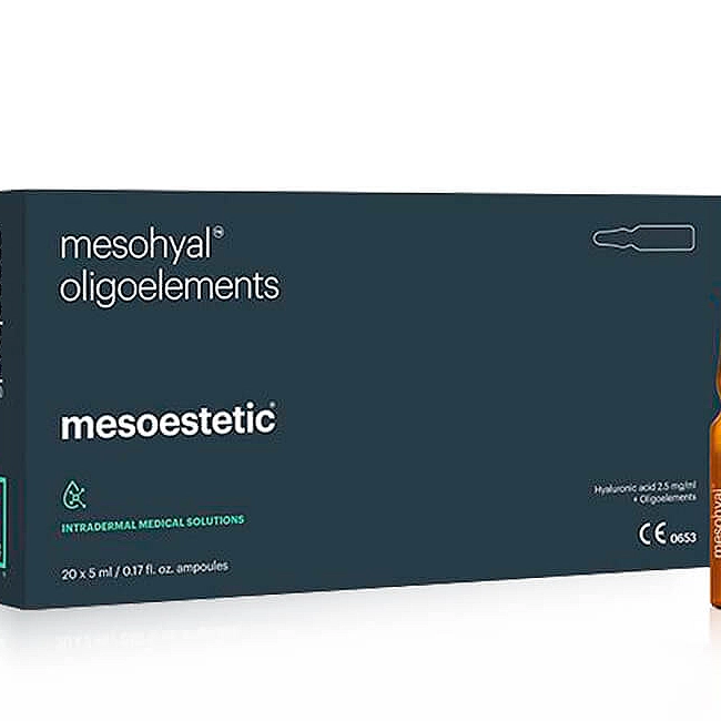 Mesoestetic Mesohyal Oligoelements 5ml (20 ampoules x 5ml) Mesoestetic Mesohyal Oligoelements 5ml (20 ampoules x 5ml)