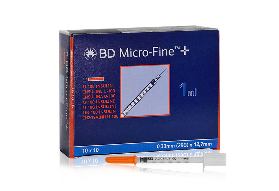 BD Micro-Fine+ Penkanyle 1ml 29G (1 box x 100 pcs) BD Micro-Fine+ Penkanyle 1ml 29G (1 box x 100 pcs)