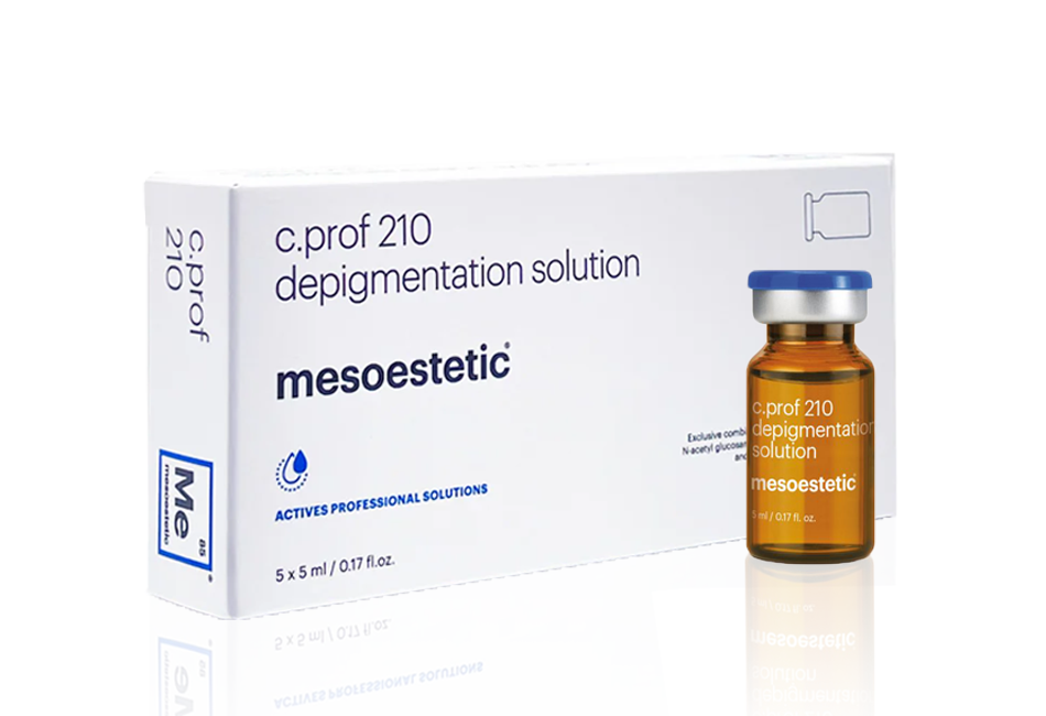 Mesoestetic c.prof 210 Depigmentation Solution 5ml (5 vials x 5ml) Mesoestetic c.prof 210 Depigmentation Solution 5ml (5 vials x 5ml)