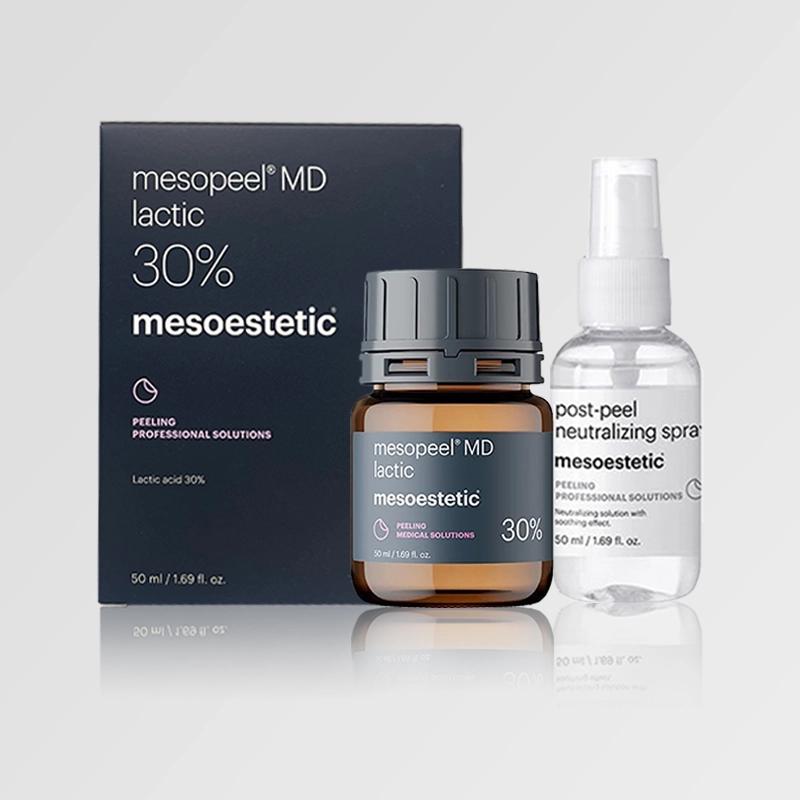 Mesoestetic Mesopeel MD Lactic 30% 50ml (1 bottle x 50ml + 1 spray x 50ml)