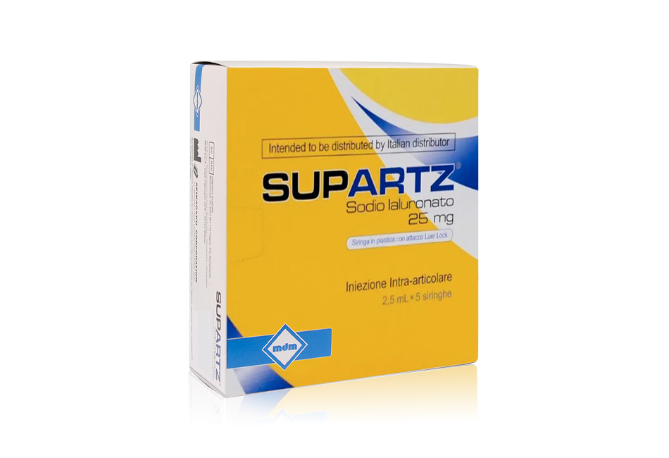 Supartz 2,5ml (5 syringes x 2,5ml) Supartz 2,5ml (5 syringes x 2,5ml)