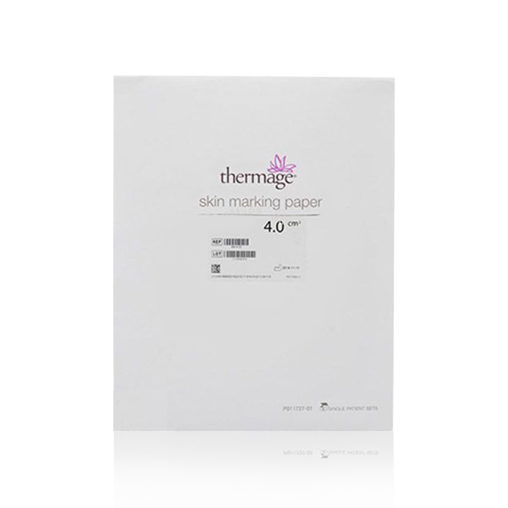 Thermage FLX Marking paper 4.0cm (1 box x 6 pieces) Thermage FLX Marking paper 4.0cm (1 box x 6 pieces)